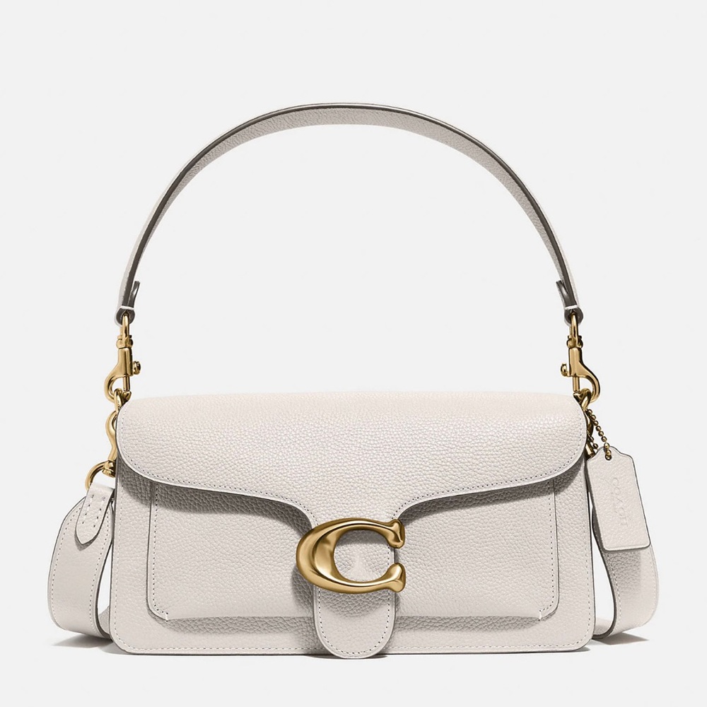 Coach Tabby Shoulder Bag 26 White like-new condition only used once. Purse.